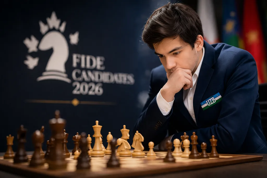 Sindarov Breaks Away: Young Uzbek Star Dominates Candidates After Round 6
